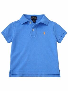 🔥 Polo Ralph Lauren 2T Blue Polo Shirt w/ Orange Pony | Classic Designer Kids